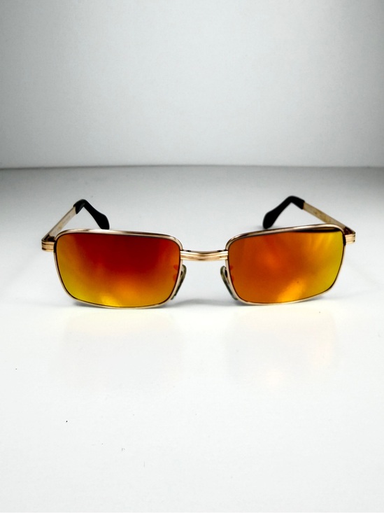 Deadstock Vintage Frames Co Venus Vita Gold Filled Rectangle Watermelon Lens Set main image 8